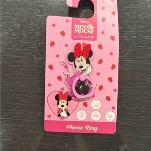 Disney Minnie Mouse Phone Ring - Red and Purple